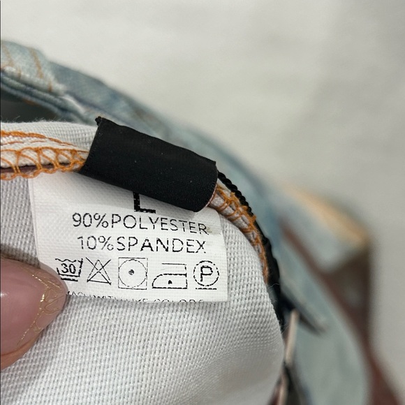 NWT Micas Denim Abstract Patchwork Skirt - Picture 4 of 4